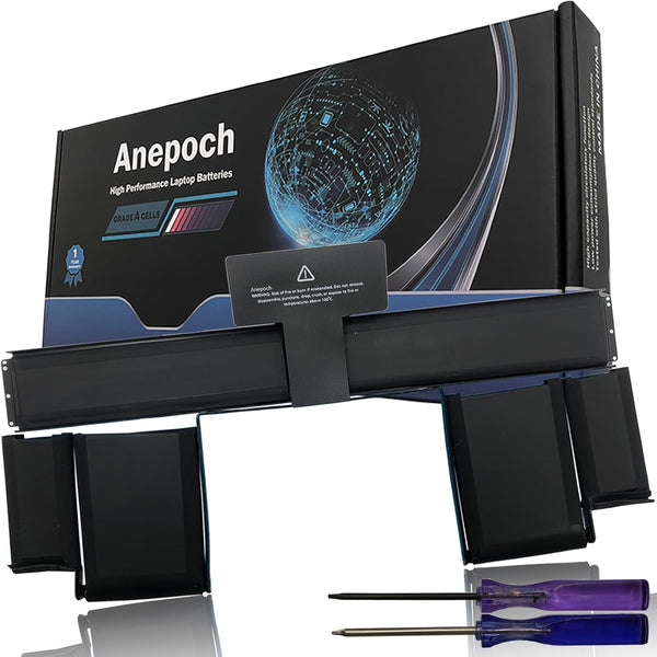 A1437 Laptop Battery Replacement for MacBook Pro Retina 13" A1425 Late 2012 & Early 2013 Fits MD101 MD102 MD212 MD213 ME662 6600mAh 11.21V 74Wh