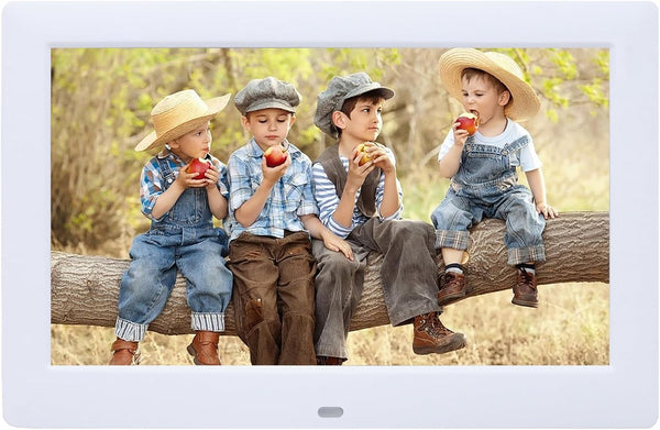 10 INCH Digital Picture Frame,Digital Photo Frames,Photo Video Player with Remote Control,Support Background Music,Multi-Slideshow,4 Windows Display