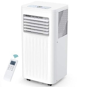 10,000 BTU (6,000 BTU DOE) 115-Volt Portable Air Conditioner Cools 400 Sq. ft. with Dehumidifier and LCD Remote