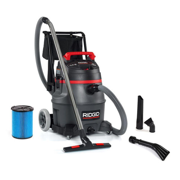 16 Gal. 2-Stage Commercial Shop Vacuum RV2600B Wet Dry Vac with Fine Dust Filter, Pro Hose and Industrial Accessory Kit